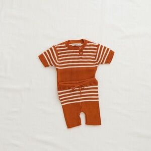 Fin & Vince 2pc Knit Short Set